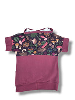 Load image into Gallery viewer, Maroon Fall Forest Hooded Dolman
