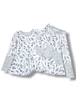 Load image into Gallery viewer, Silver leaves hooded dress
