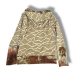 Load image into Gallery viewer, Mountain lines hoodie hand dyed 9-12y
