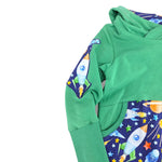 Load image into Gallery viewer, Space Hoodie Size 6-9y
