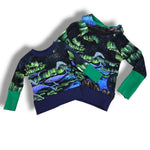 Load image into Gallery viewer, Whales pocket hoodie/ pullover
