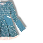 Load image into Gallery viewer, Winter trees pocket dress
