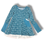 Load image into Gallery viewer, Winter trees pocket dress
