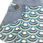 Load image into Gallery viewer, Scalloped Waves Pocket Skirt
