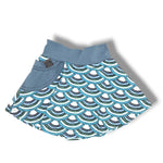 Load image into Gallery viewer, Scalloped Waves Pocket Skirt
