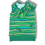 Load image into Gallery viewer, Polar Bear Waves hooded tank size 6-9y
