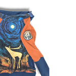 Load image into Gallery viewer, Caribou carmel/blue hoodie 6-9y
