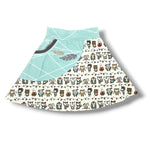 Load image into Gallery viewer, 4T Little Critters and Feather Shapelines Pocket Skirt
