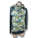 Load image into Gallery viewer, Teal Mountain Hoodie Size 6
