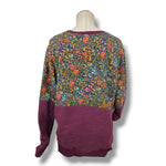 Load image into Gallery viewer, Floral and blackberry nursing pullover
