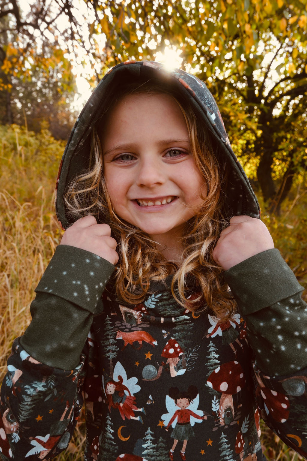 Pixie Hood Peplum Fairy Dress