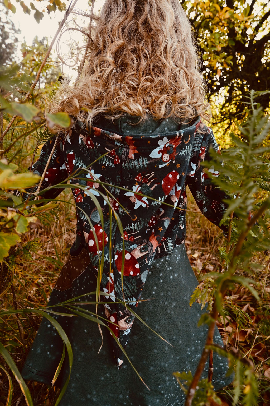 Pixie Hood Peplum Fairy Dress