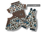 Load image into Gallery viewer, Brown Bear Mountain Summer Romper
