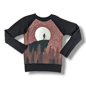 maroon hiker pullover