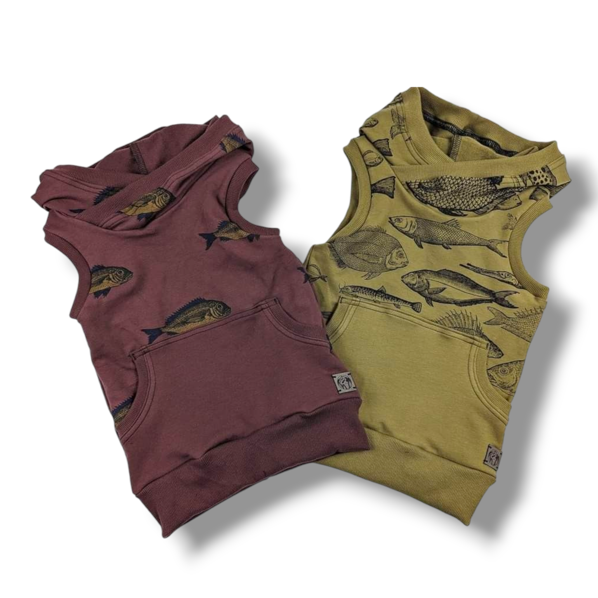 Fish Hooded Pocket Tank