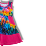 Load image into Gallery viewer, Rainbow Forest tank dress with tier
