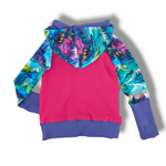 Load image into Gallery viewer, Misty mountains pink/purple hoodie
