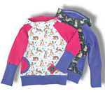Load image into Gallery viewer, Bunny raglan hoodie
