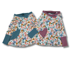 Load image into Gallery viewer, Garden fairies hooded pocket peplum/dress
