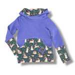 Load image into Gallery viewer, Bunny color blocked hoodie
