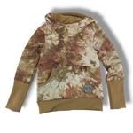 Load image into Gallery viewer, Hand dyed Brown Hoodie/pullover
