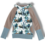 Load image into Gallery viewer, 9-12Y Watercolor Wildlife Fleece Hoodie
