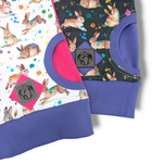 Load image into Gallery viewer, Bunny raglan hoodie
