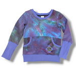 Load image into Gallery viewer, Hand dyed purple Hoodie/pullover
