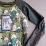 Load image into Gallery viewer, 6-9y mountain pullover /app

