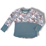 Load image into Gallery viewer, Blue mountain peak dolman

