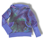 Load image into Gallery viewer, Hand dyed purple Hoodie/pullover
