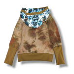 Load image into Gallery viewer, Watercolor wildlife hoodie hand dyed
