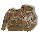 Load image into Gallery viewer, Hand dyed Brown Hoodie/pullover

