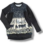 Load image into Gallery viewer, Black Bear bubble tunic
