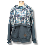 Load image into Gallery viewer, Blue freya nursing hoodie

