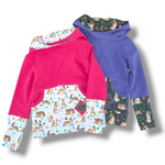Load image into Gallery viewer, Bunny color blocked hoodie
