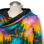 Load image into Gallery viewer, Gold Rainbow Forest Hoodie

