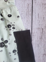 Load image into Gallery viewer, Seafoam Green with Black Rain Drops Dress
