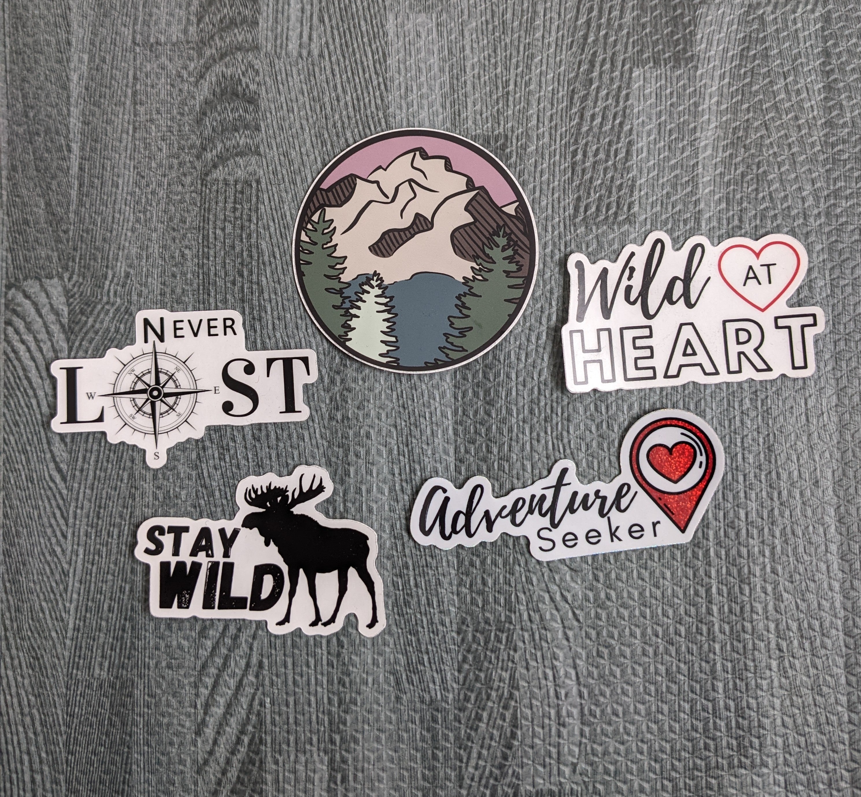 Laminated stickers