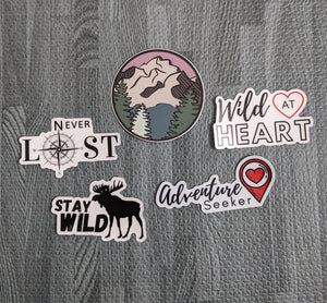 Laminated stickers