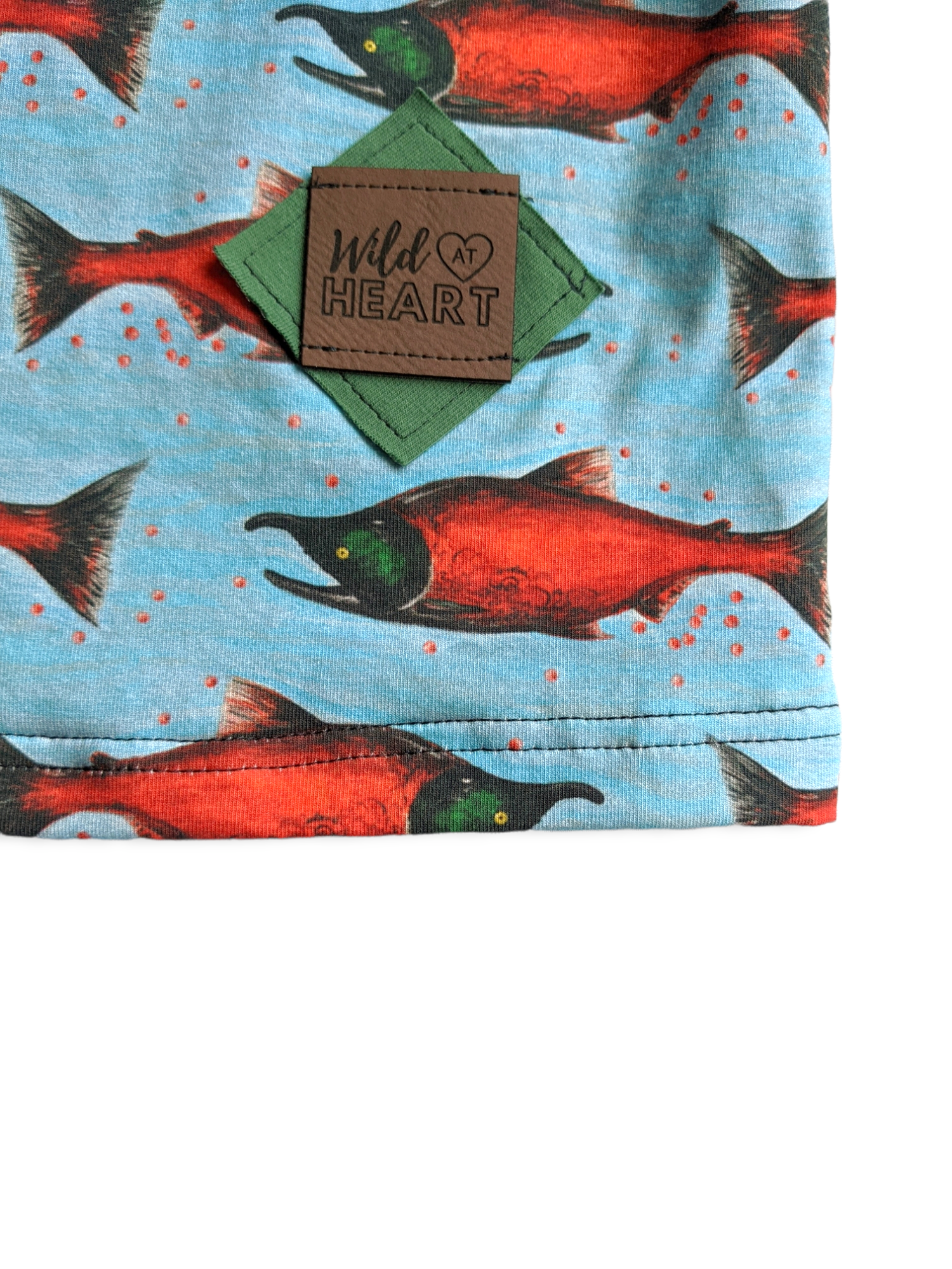 8y Spruce Salmon Raglan T-shirt
