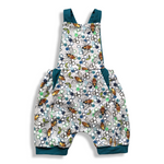 Load image into Gallery viewer, 5t Blue Bees Strap Romper
