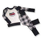 Load image into Gallery viewer, 3-6T My Christmas Movie Raglan Shirt
