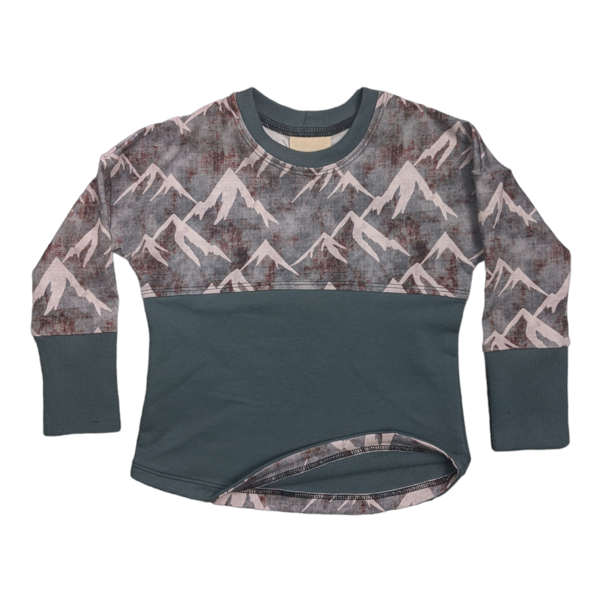 Blue Mountain Curved Hem Dolman