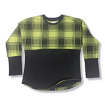 Load image into Gallery viewer, Green Plaid Long Sleeve Dolman
