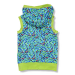 Load image into Gallery viewer, 3-6T Go With the Flow Green Hooded Tank
