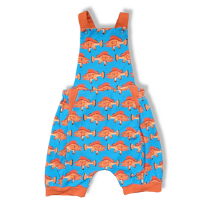 5T Orange Rockfish Romper