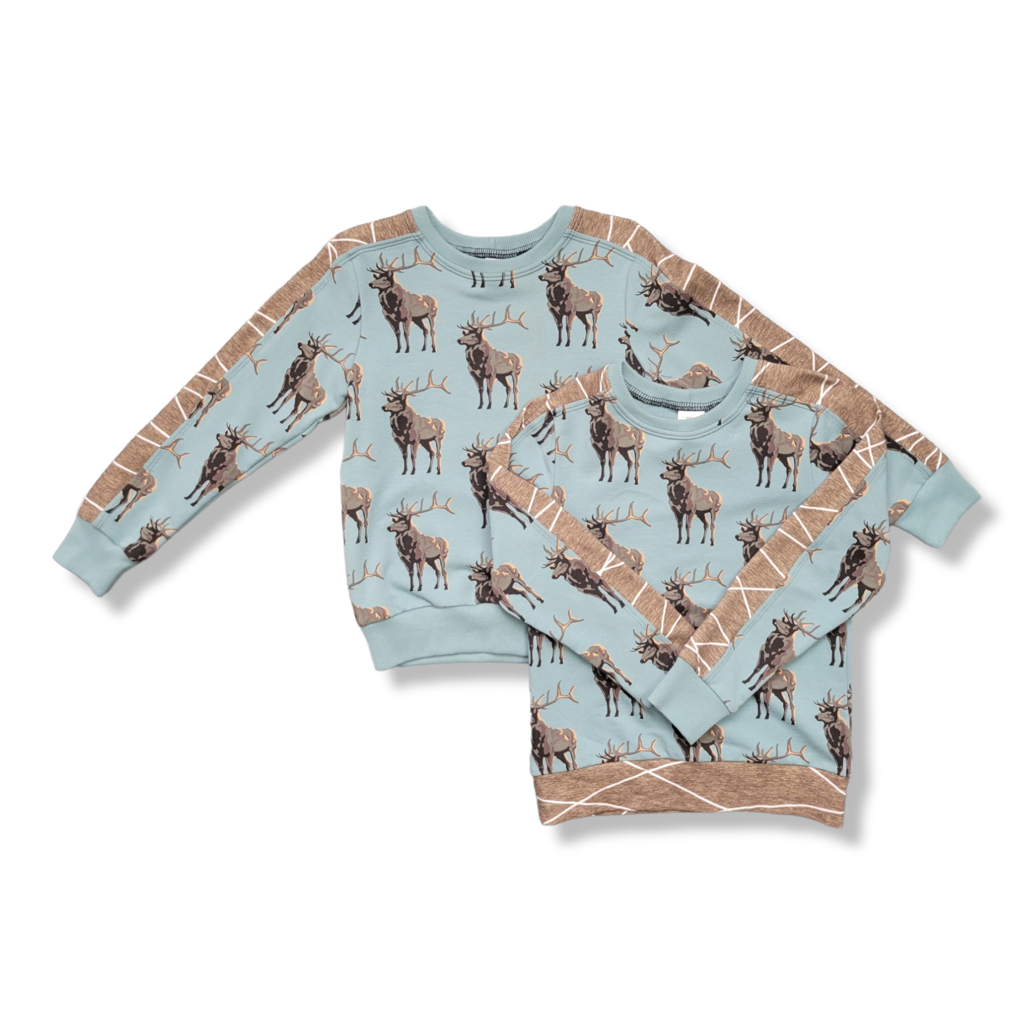 5t Blue Deer Pullover w/ Brown Band