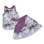Load image into Gallery viewer, 5T Blue Fox Eggplant Racer Tank
