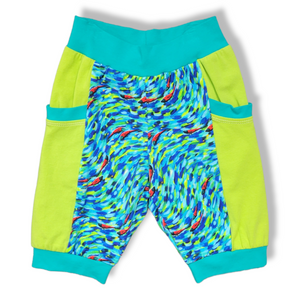 4T Salmon Flow and Teal/Green Pocket Joggers